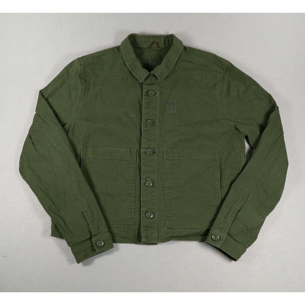 Topo Designs Mens Chore Jacket Organic Cotton Canvas Utility Coat Green M Fall20